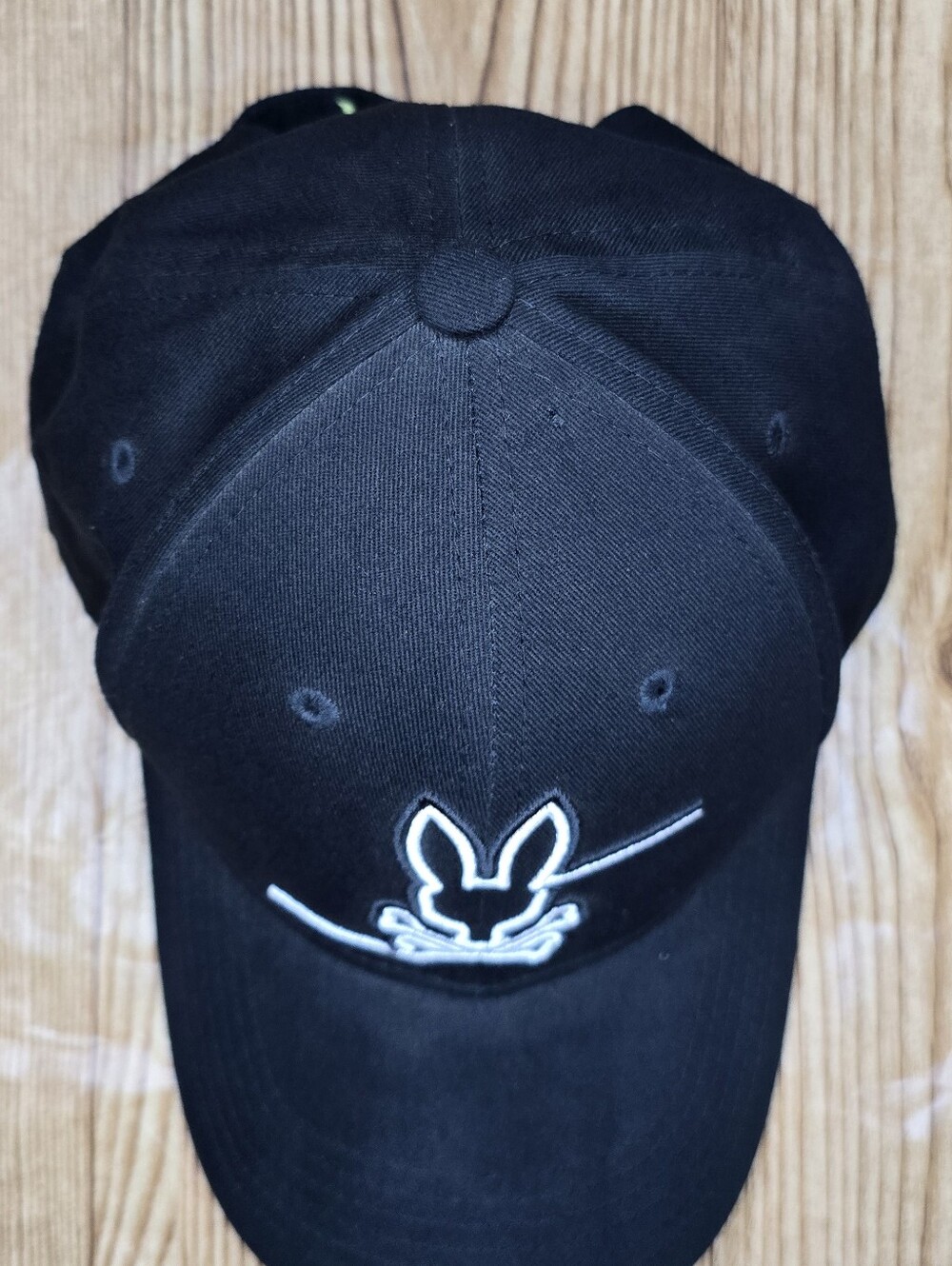 Men's Psycho Bunny Black Baseball Cap - Picture 4 of 9